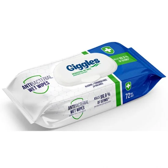 servetele umede antibacteriene giggles adulti